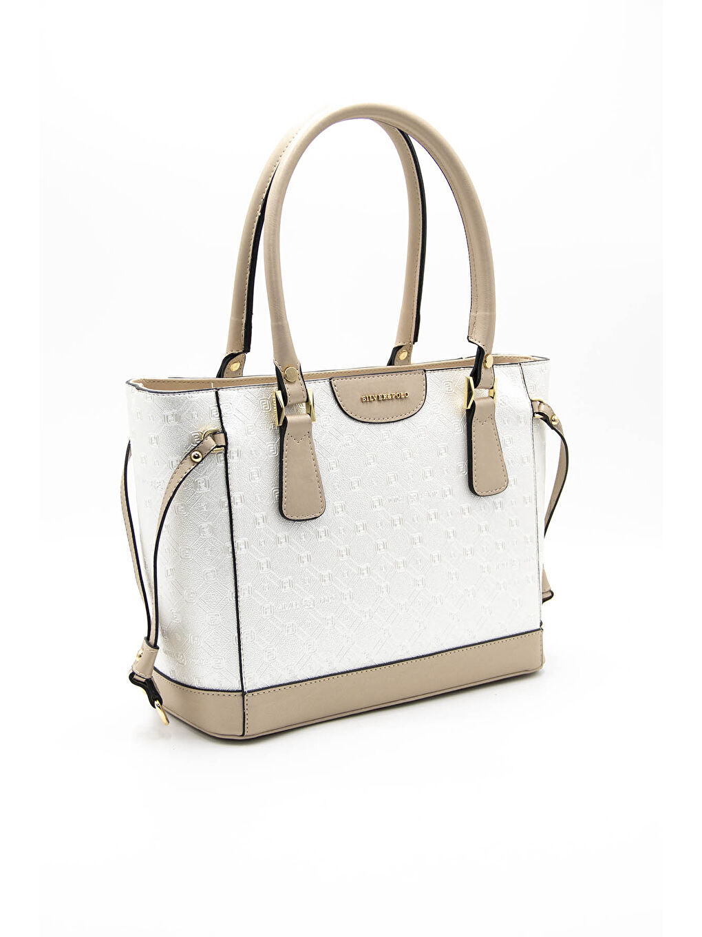 Beyaz Kadın Omuz Çantası 907-42165 BAYAN ÇANTASI M46 SEDEF-MAT S.NUT-1