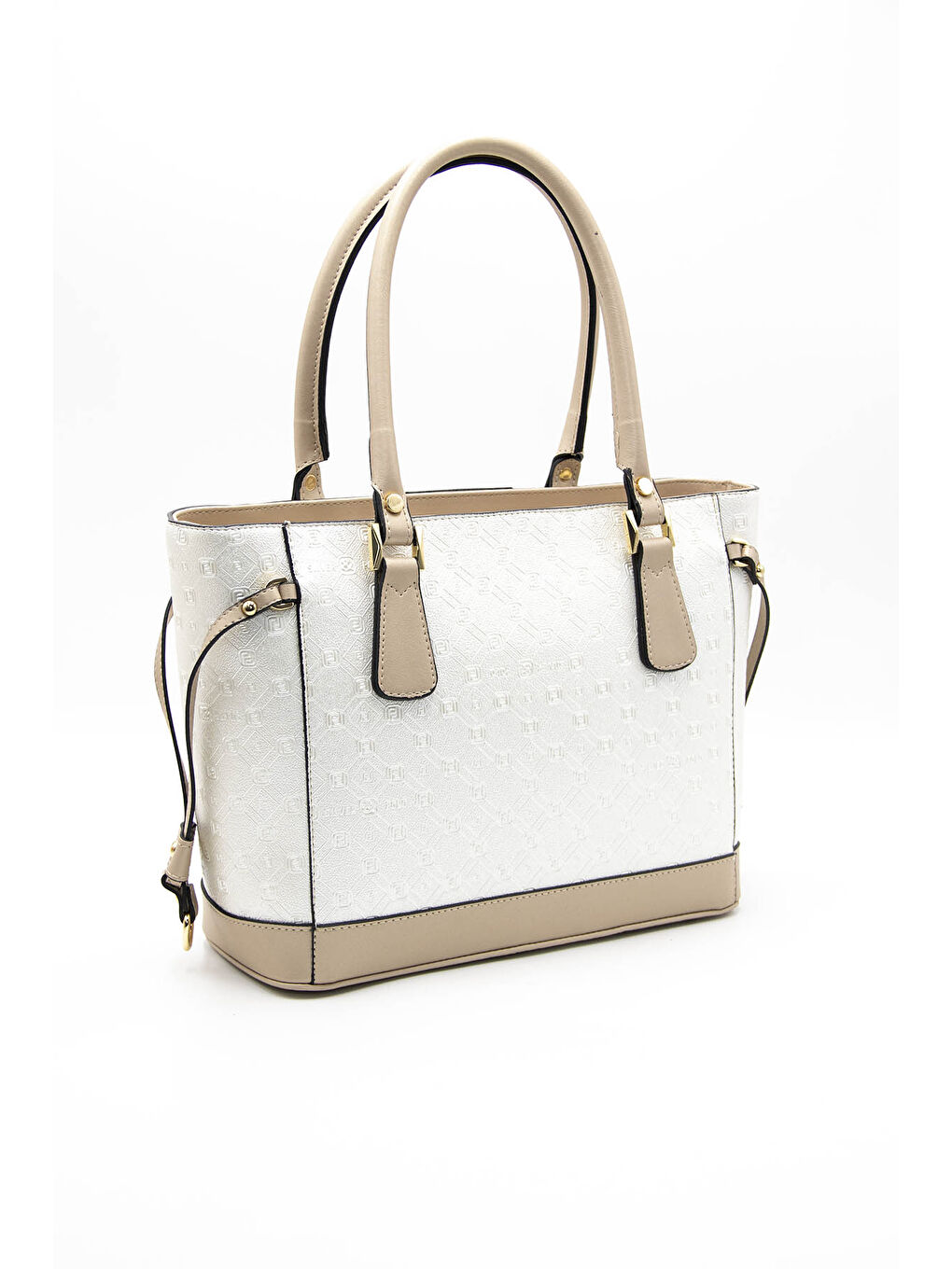 Beyaz Kadın Omuz Çantası 907-42165 BAYAN ÇANTASI M46 SEDEF-MAT S.NUT-3