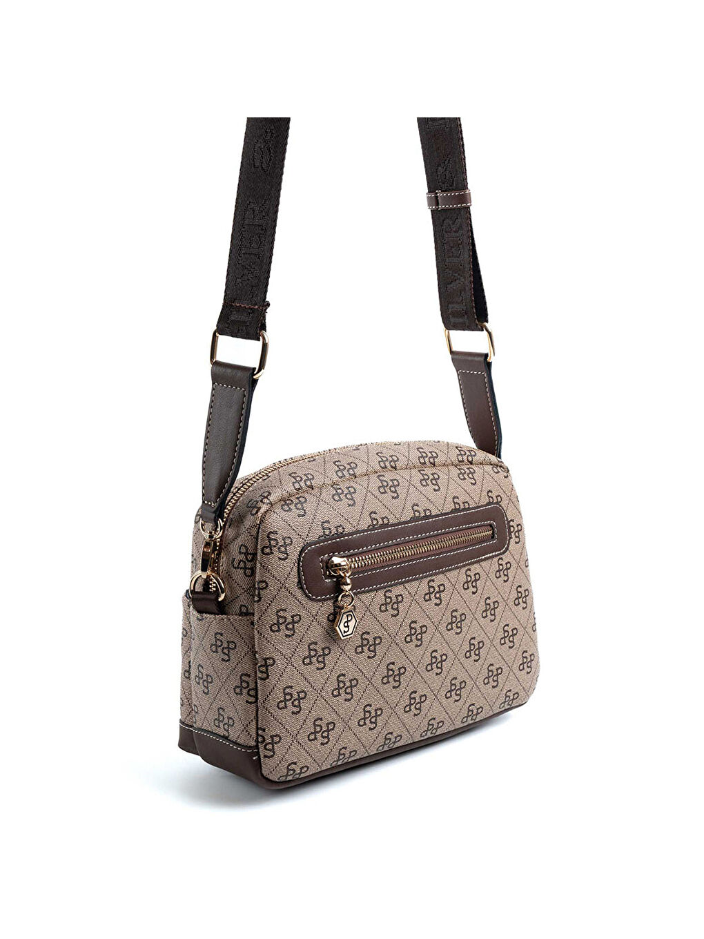 Bej Kadın Çapraz Çanta 1201-47992 SILVER POLO ÇAPRAZ BAYAN ÇANTASI M178 KOYU BEJ-MAT KAHVE-3