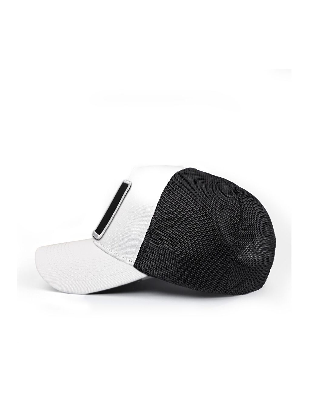 Wake Up Logolu Beyaz-Siyah Trucker Şapka-3