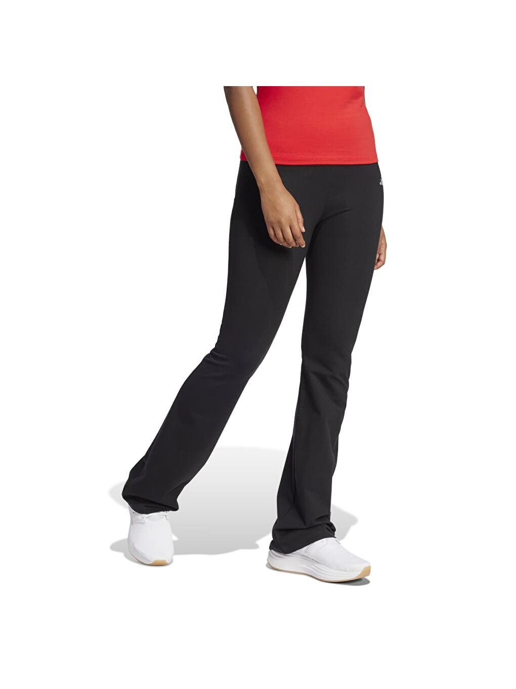 Essentials Small Logo Flared Kadın Siyah Tayt-1