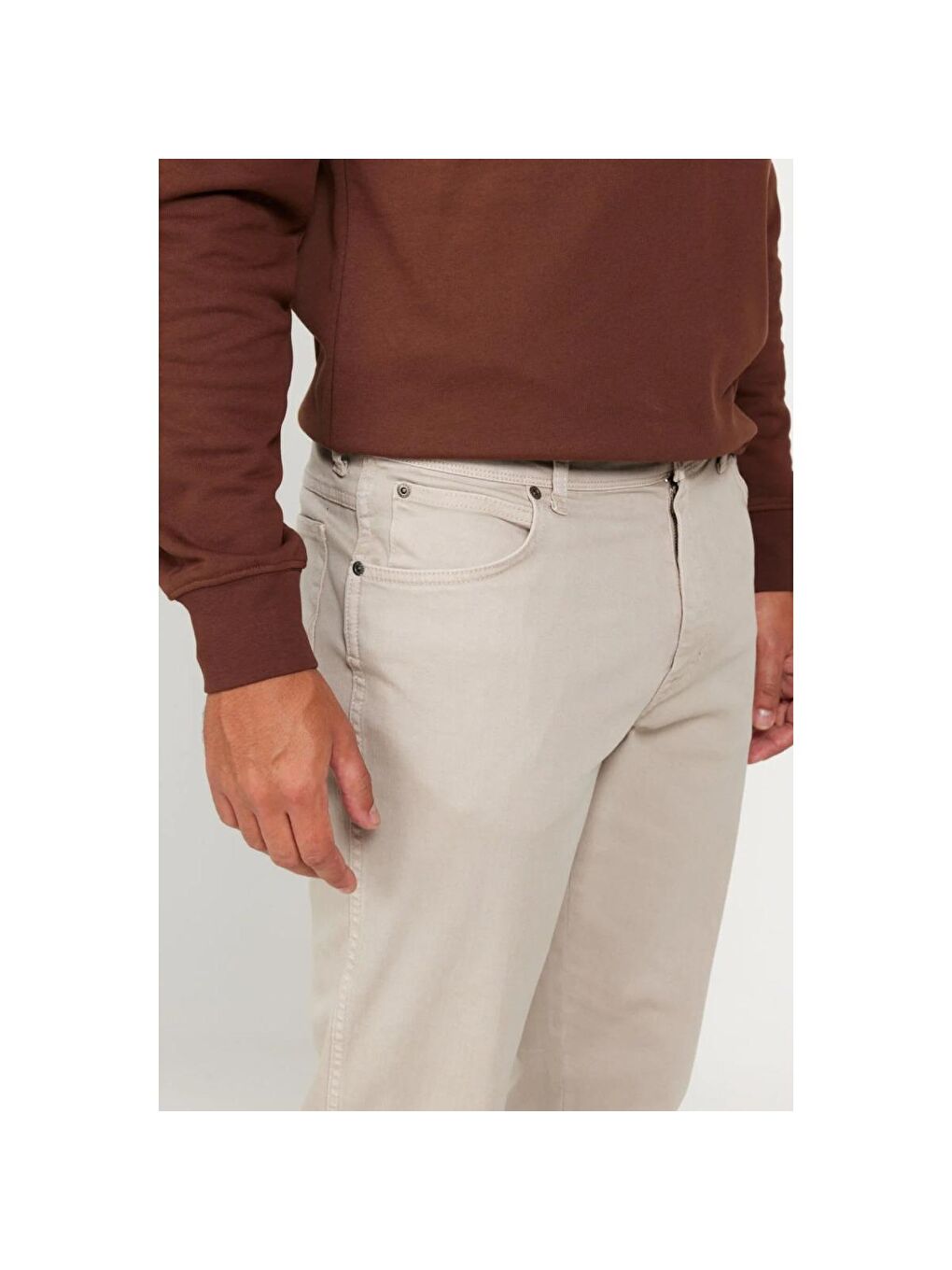 Texas Slim Erkek Bej Jean-2
