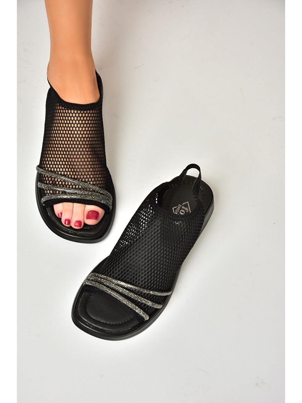 S4769004 Siyah Kadın Sandalet-5