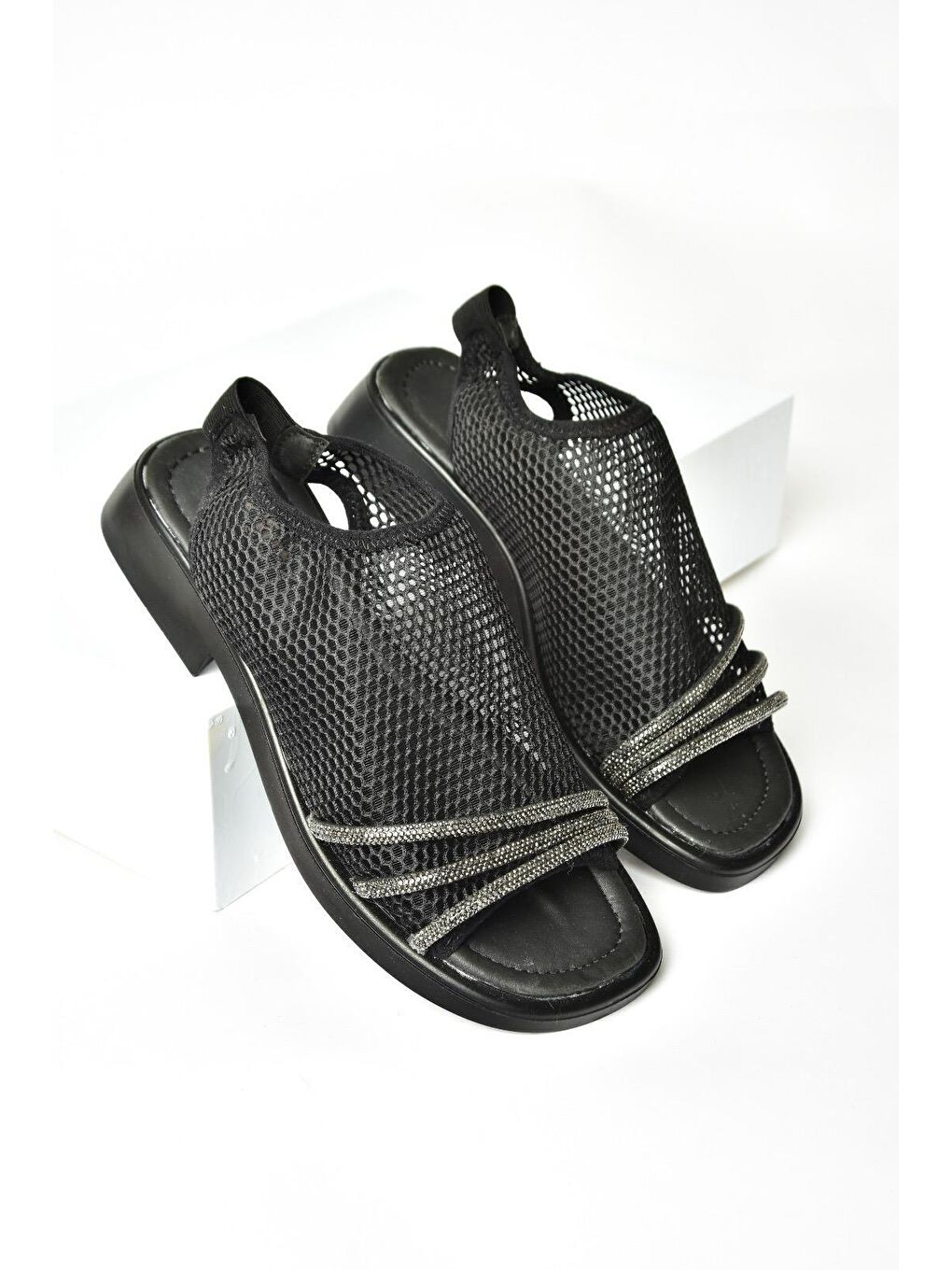 S4769004 Siyah Kadın Sandalet-6