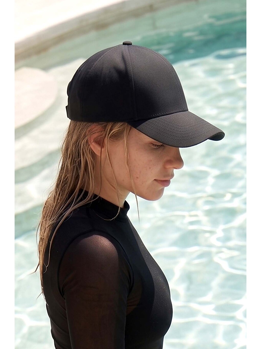 Unisex Basic Kep Şapka 12-1 Siyah-3