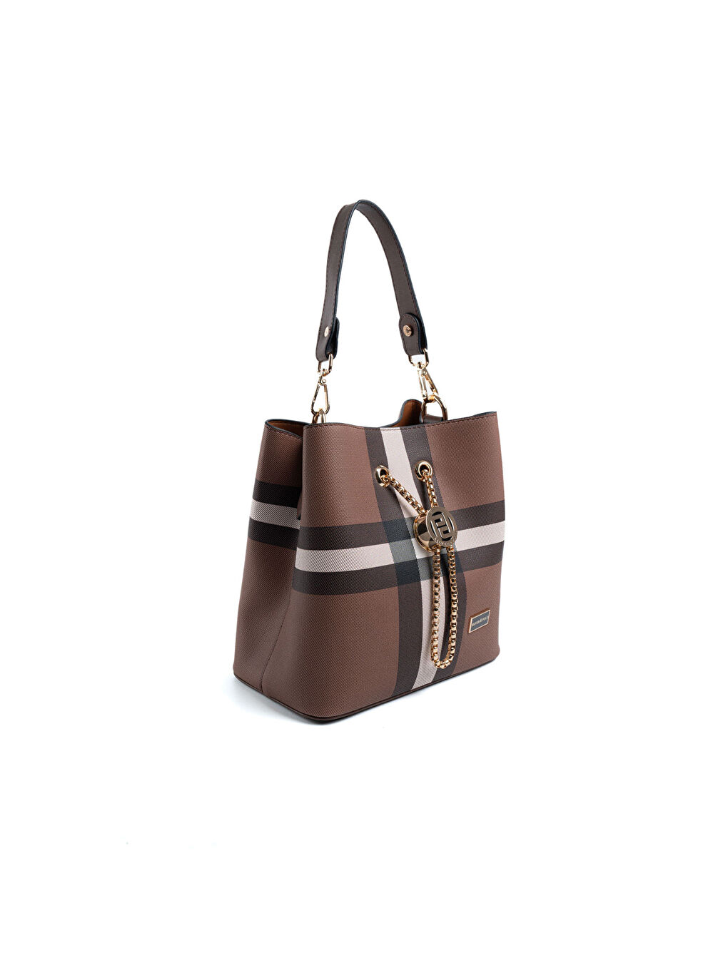 Kahverengi Kadın Çapraz Çanta 967-48161SILVER POLO ÇAPRAZ BAYAN ÇANTASI MK85 KOYU KAHVE-MAT KAHVE-1