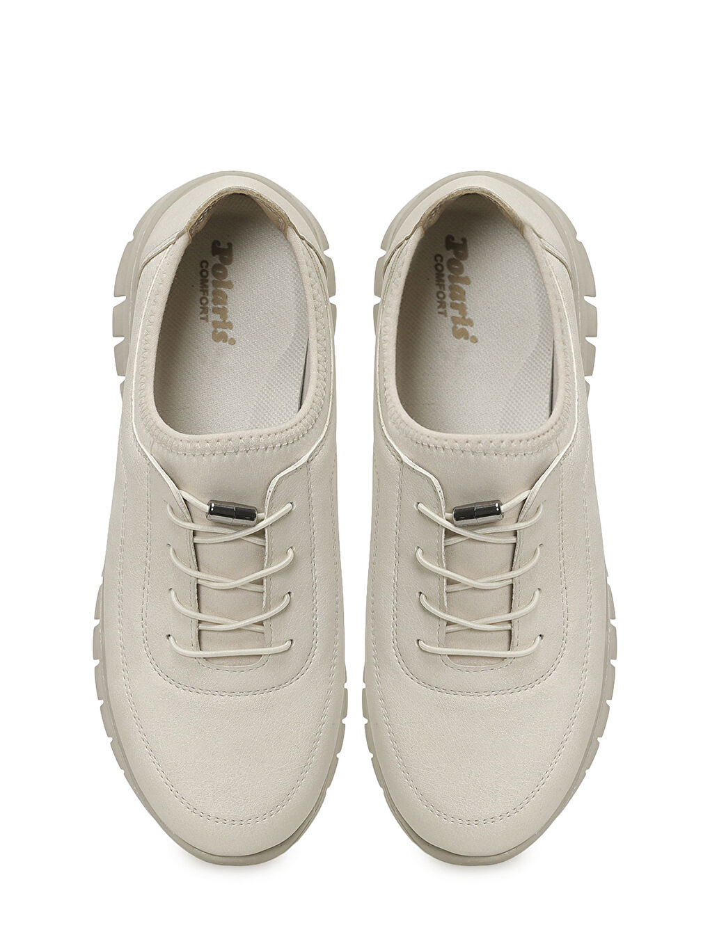 Bej 167131.NZ6FX Altın Kadın Düz Ayakkabı-3