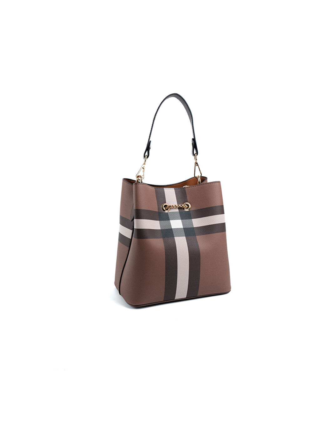 Kahverengi Kadın Çapraz Çanta 967-48161SILVER POLO ÇAPRAZ BAYAN ÇANTASI MK85 KOYU KAHVE-MAT KAHVE-3