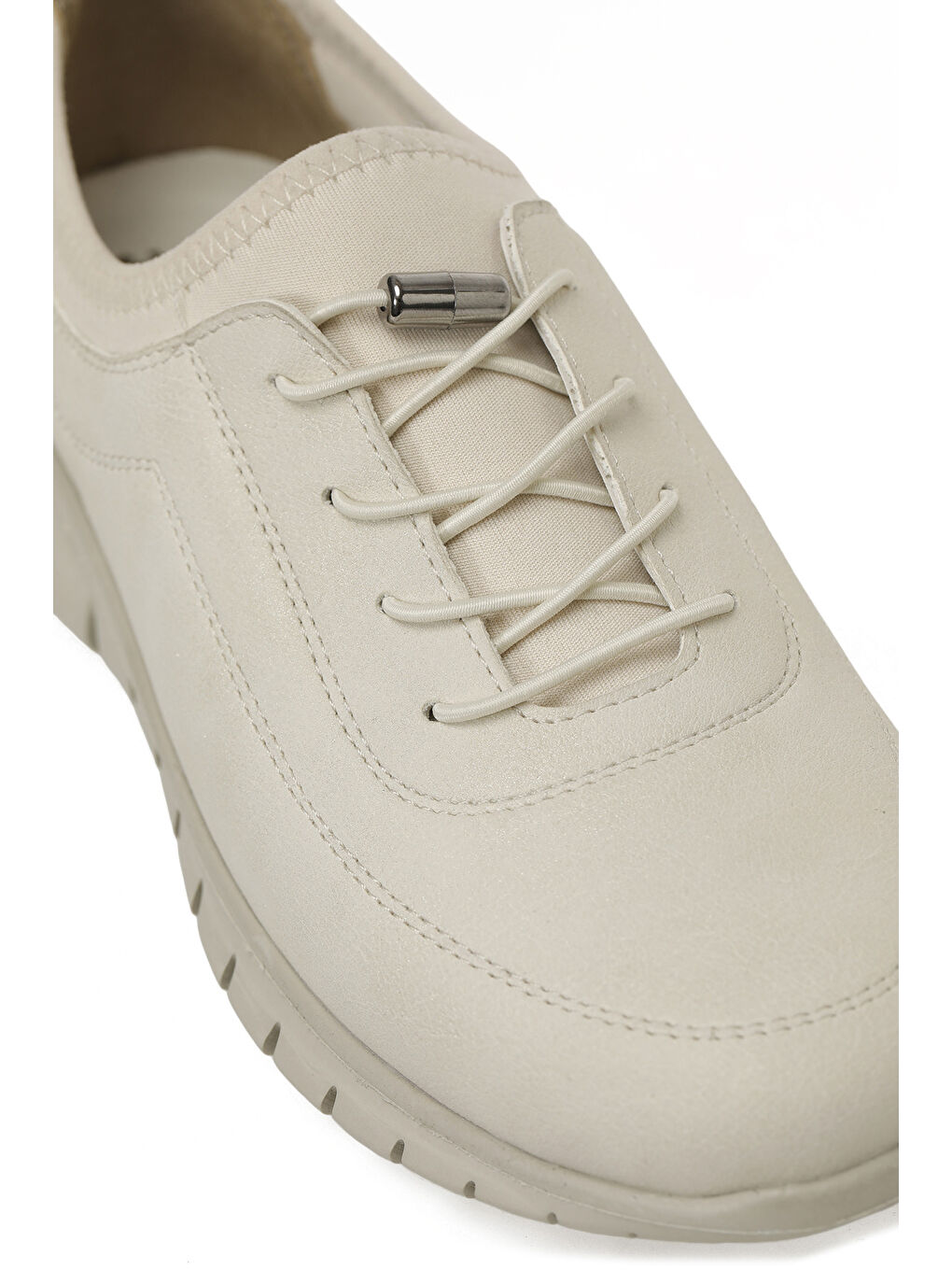 Bej 167131.NZ6FX Altın Kadın Düz Ayakkabı-6