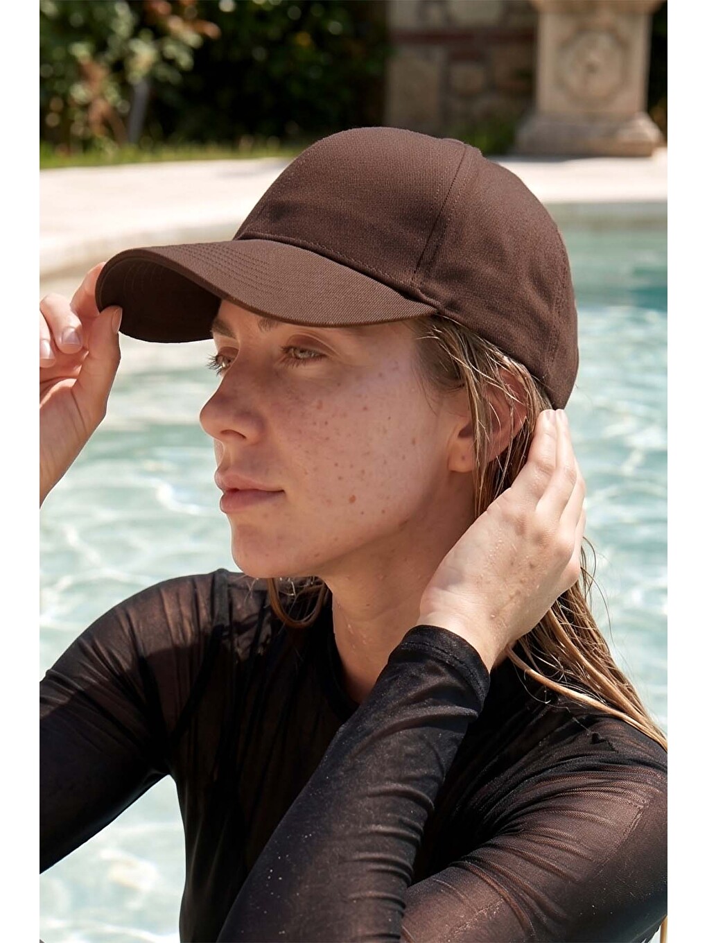 Unisex Basic Kep Şapka 12-1 Kahverengi-1