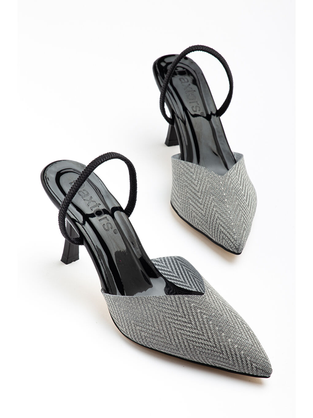 Siyah D1120 Günlük Ortopedik Kadın Klasik Topuklu Ayakkabı