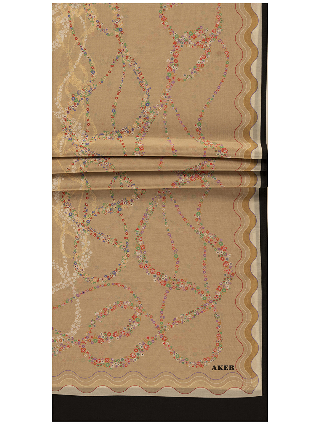 Beyaz Kemik 75X200 İpek Pamuk Şal