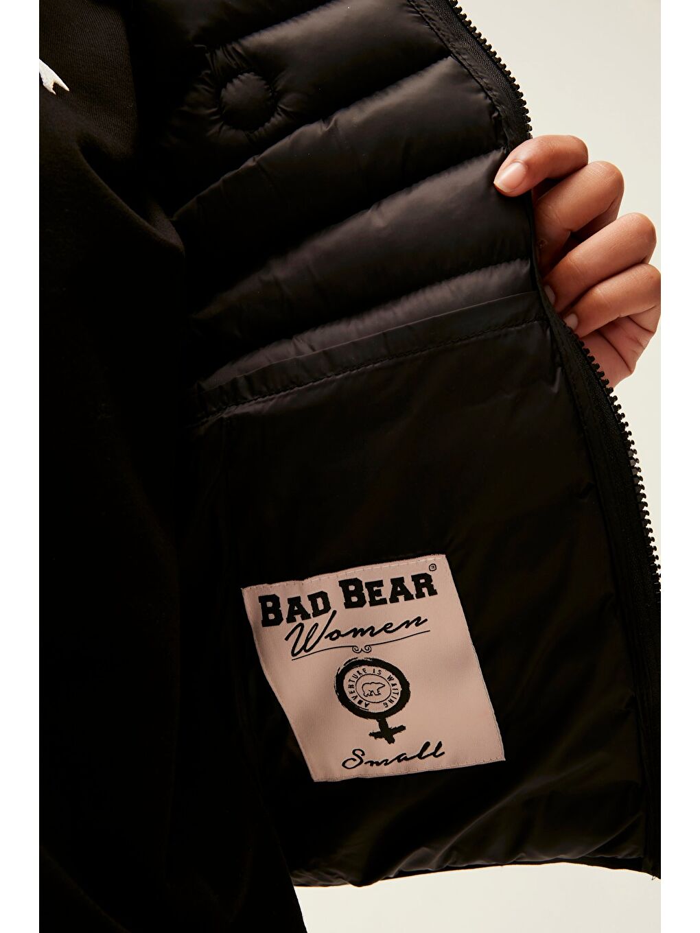 Bad Bear Siyah Turner Vest Siyah Kadın Puffer Yelek - 4