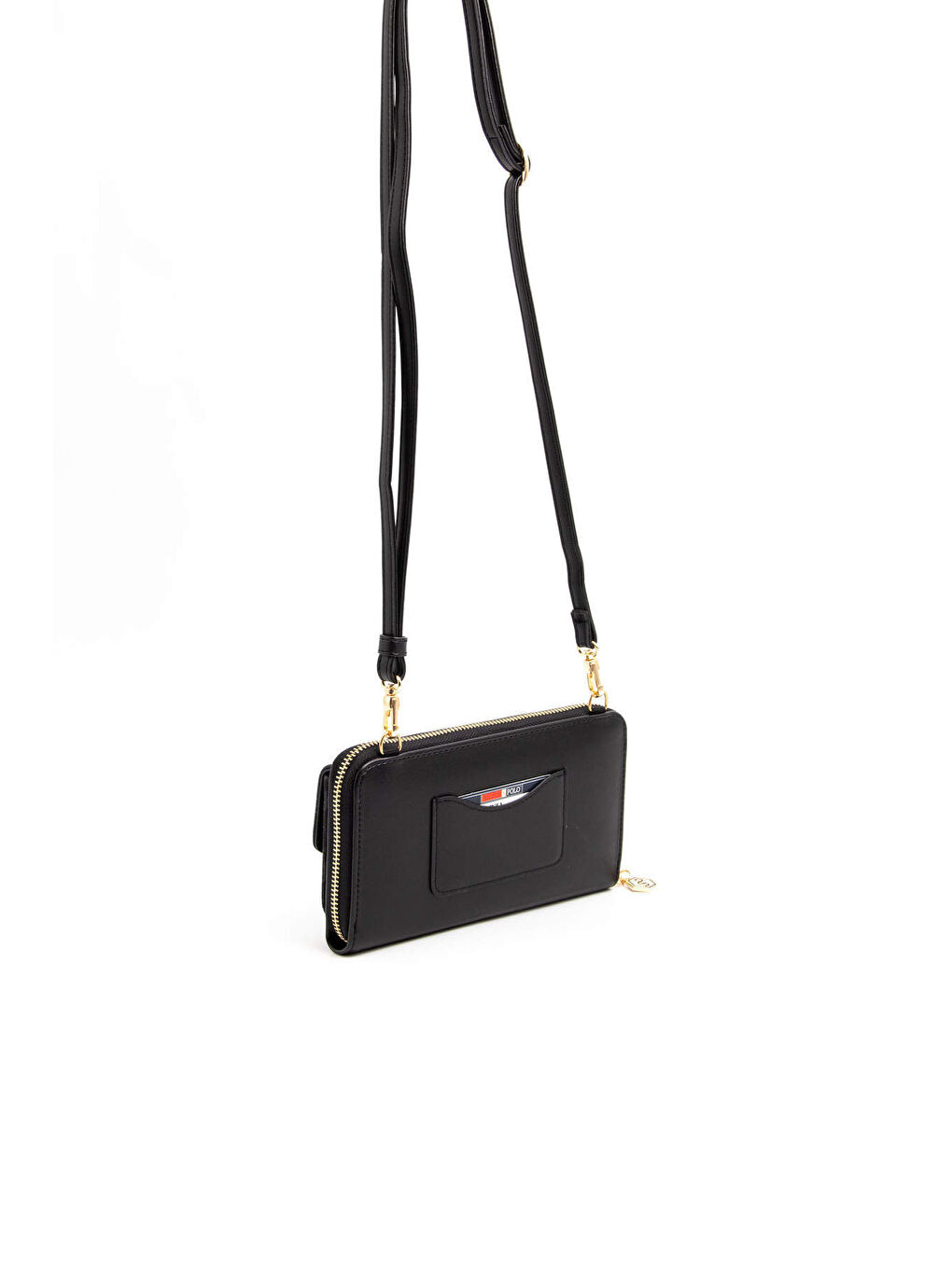 Siyah Kadın Çapraz Çanta 921-45519 SILVER POLO BAYAN PORTFÖY M178 SİYAH-MAT SİYAH-2