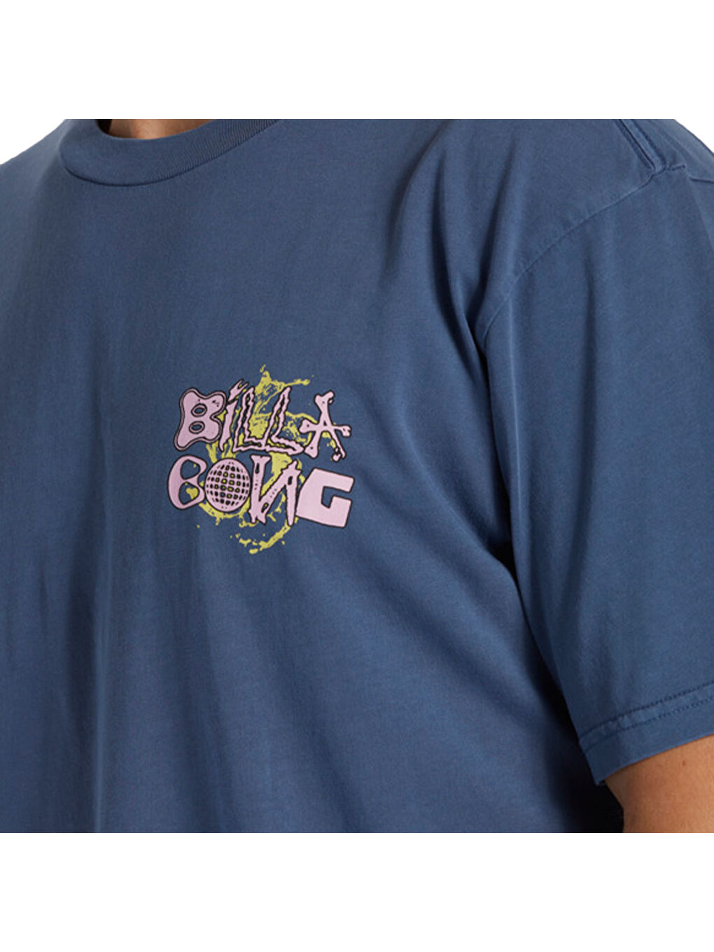 High Tide Tees Erkek Mavi Tişört-5