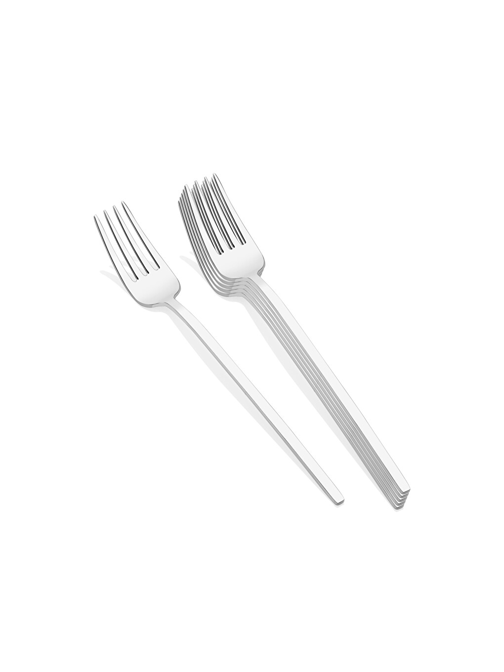 Gri Patara Yemek Çatal 6'lı 18/10