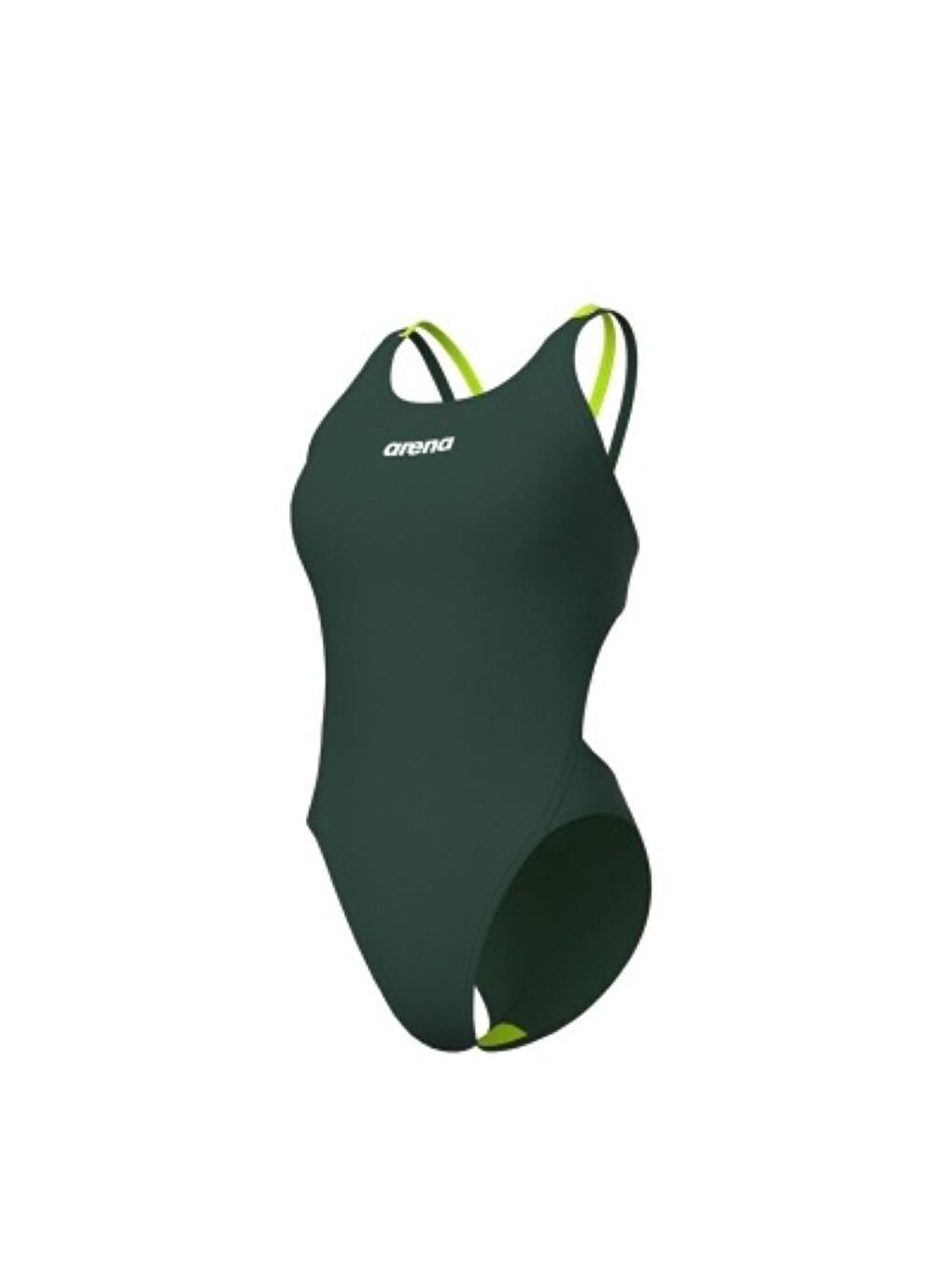 Yeşil Womens Swimsuit Tech Multi Solid Kadın Yüzücü Mayosu 008054660-2