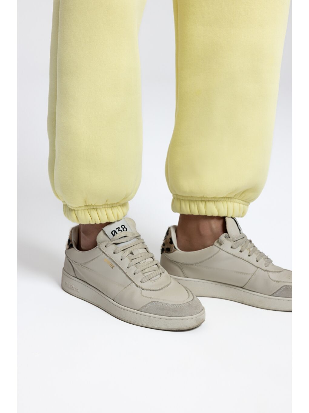 Ravel Fermuarlı Detay Sarı Eşofman Takım-7