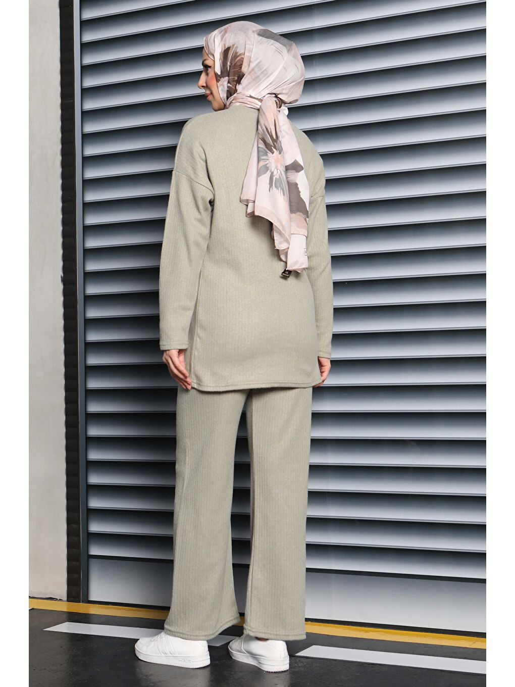 Yeşil İnterlok Kaşkorse İkili Takım Mint - 27837-MINT-4