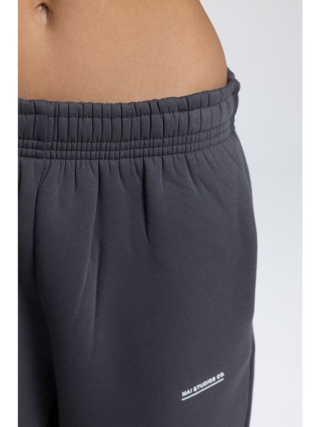 Ravel Fermuarlı Detay Antrasit Eşofman Takım-7