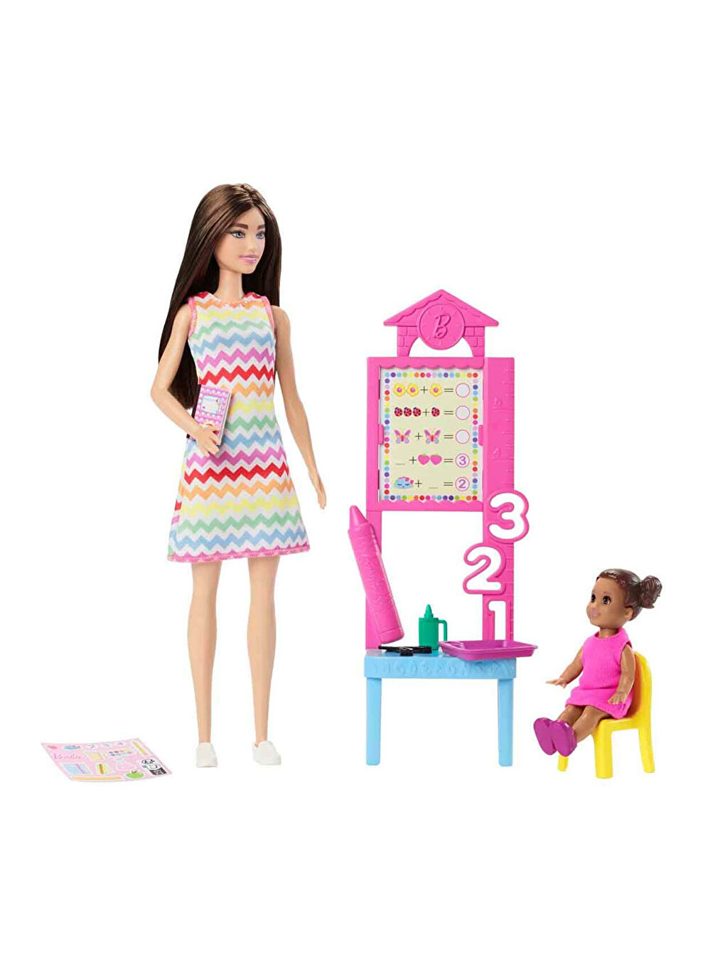 Barbie Kariyer Oyun Setleri Öğretmen Bebek JCR76-4