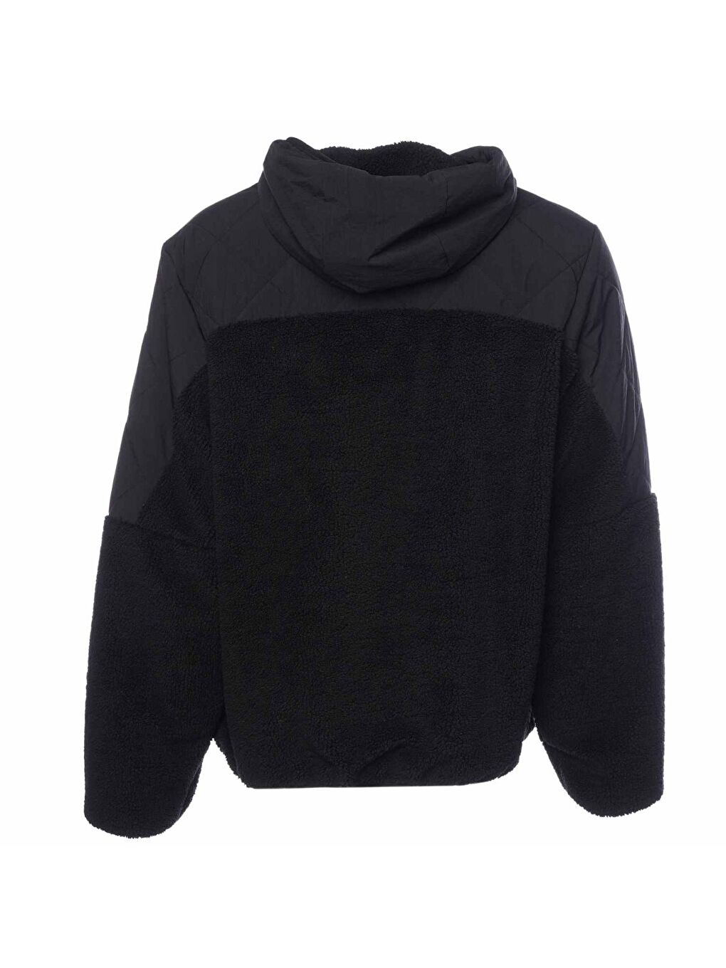 Jude Erkek Siyah Kapüşonlu Mont-2