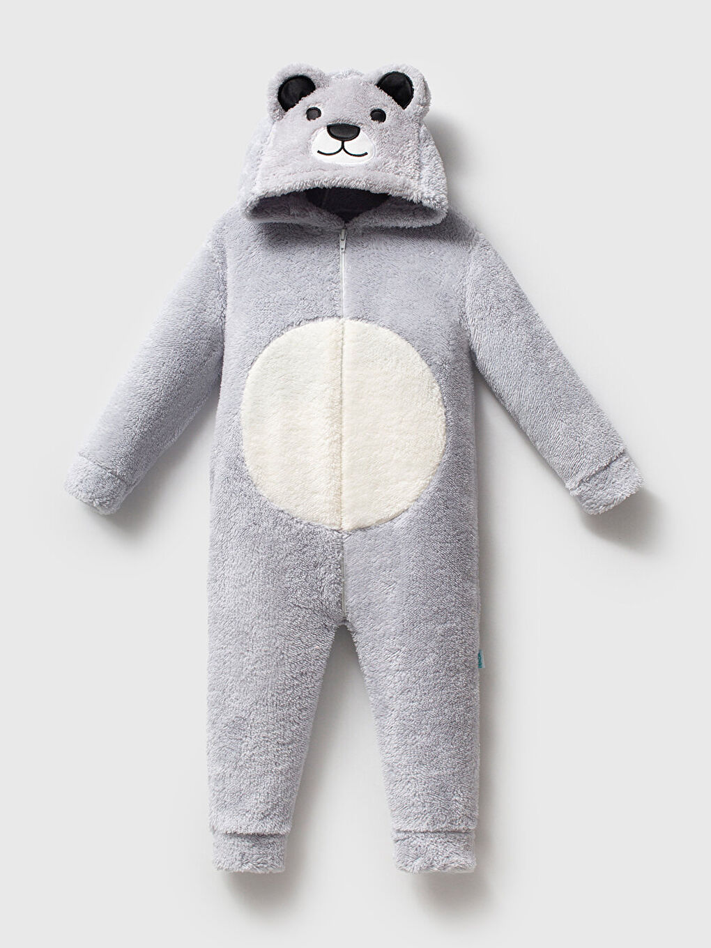 Welsoft Panda Gri Desenli Kışlık  Uyku Tulumu 1–6 Yaş