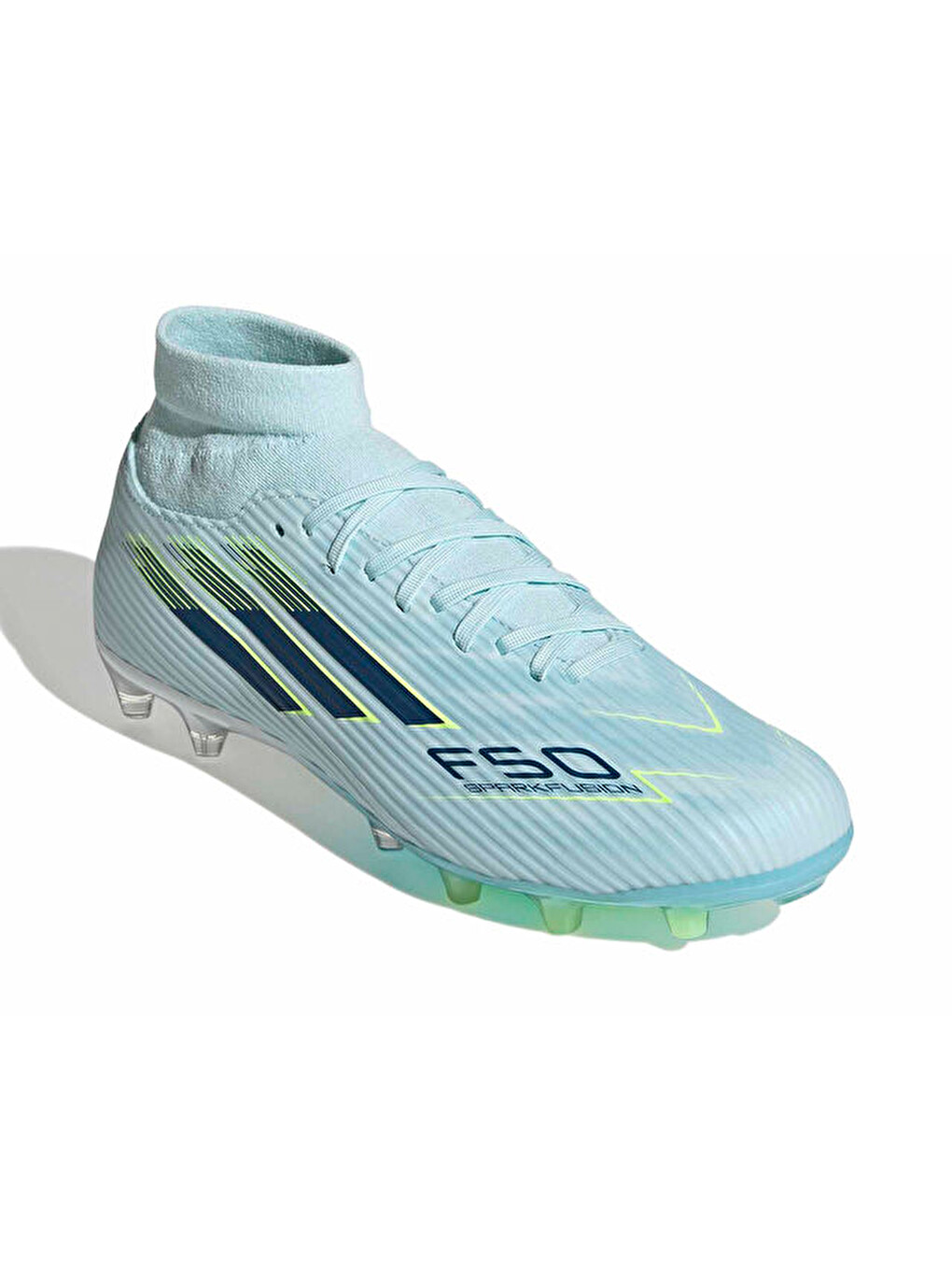 F50 Sparkfusion League Fg/ag Unisex Çim Zemin Kramponu Jr8998 Mavi-2