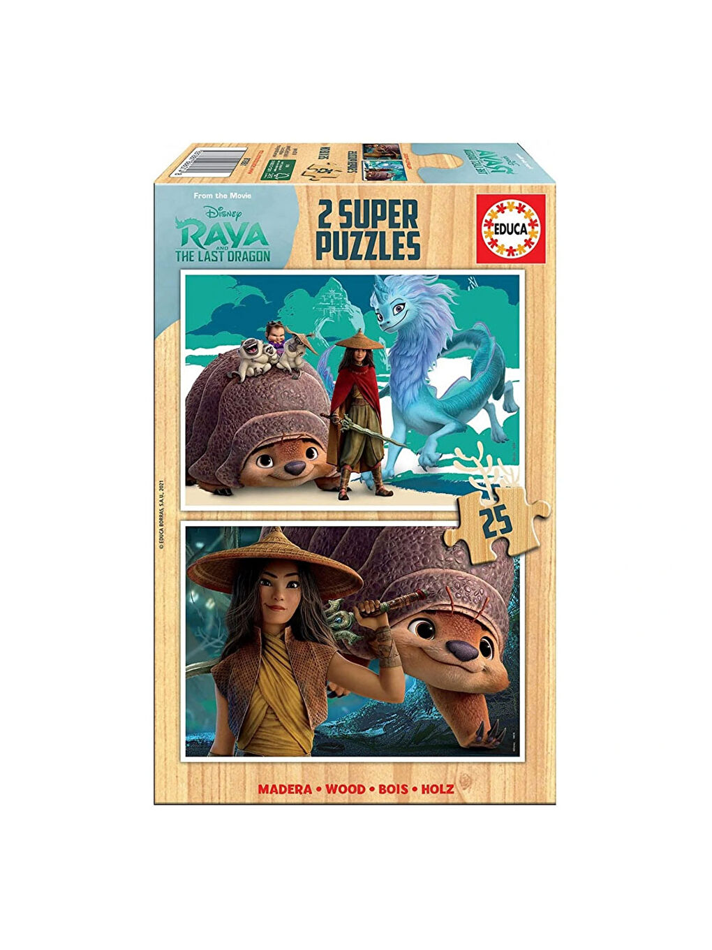 Çocuk Puzzle 2X25 Parça Raya&The Last Dragon 18878