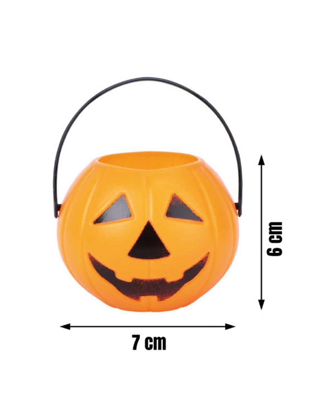 Turuncu Bal Kabağı Figür 6'lı Parti Mumluğu-1