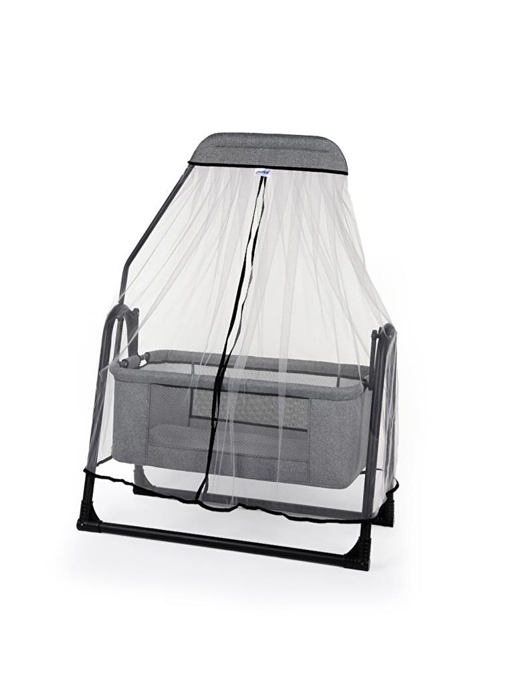 Sude Tüllü Sepet Beşik Sallanabilir Bebek Beşiği Tüllü Beşik