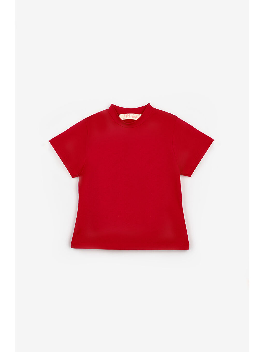 Kırmızı Beyaz Penye 2'li Basic Tişört Paketi-1