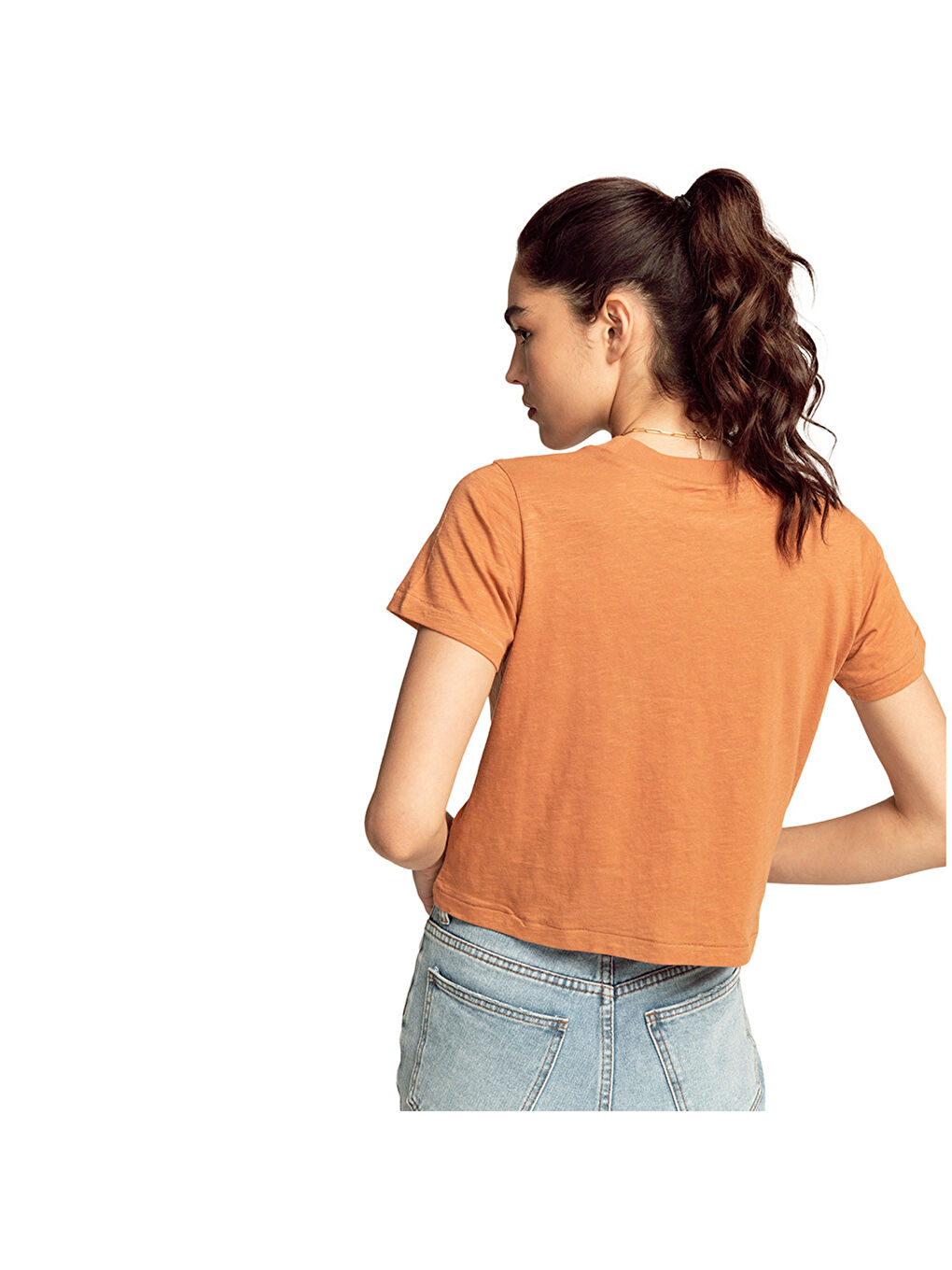 Siyah Cali Greetings Kadın Kırmızı Tişört-3