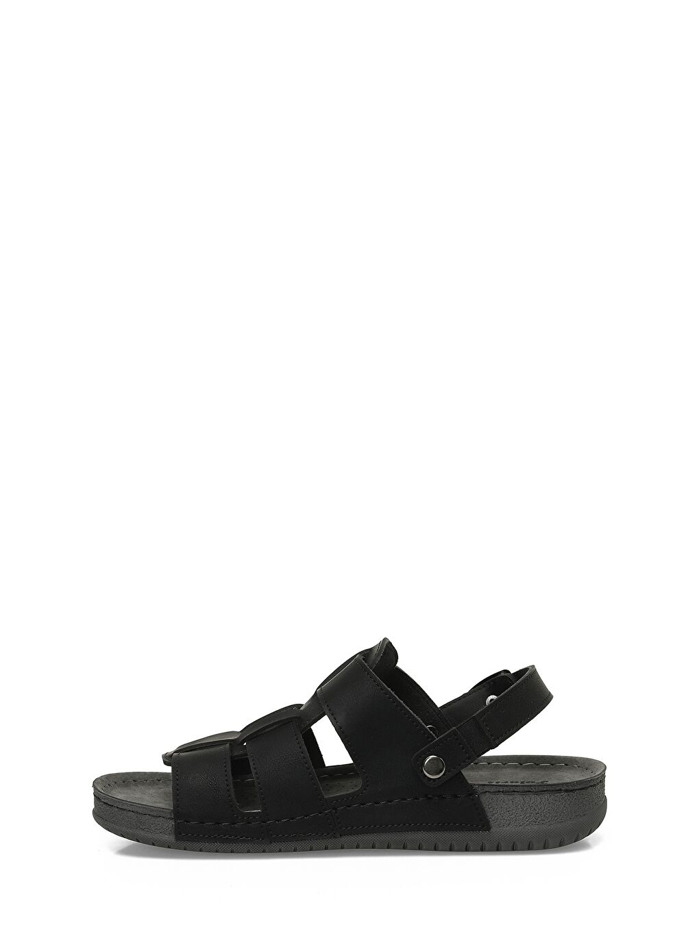 408017.M5FX Siyah Erkek Sandalet-2