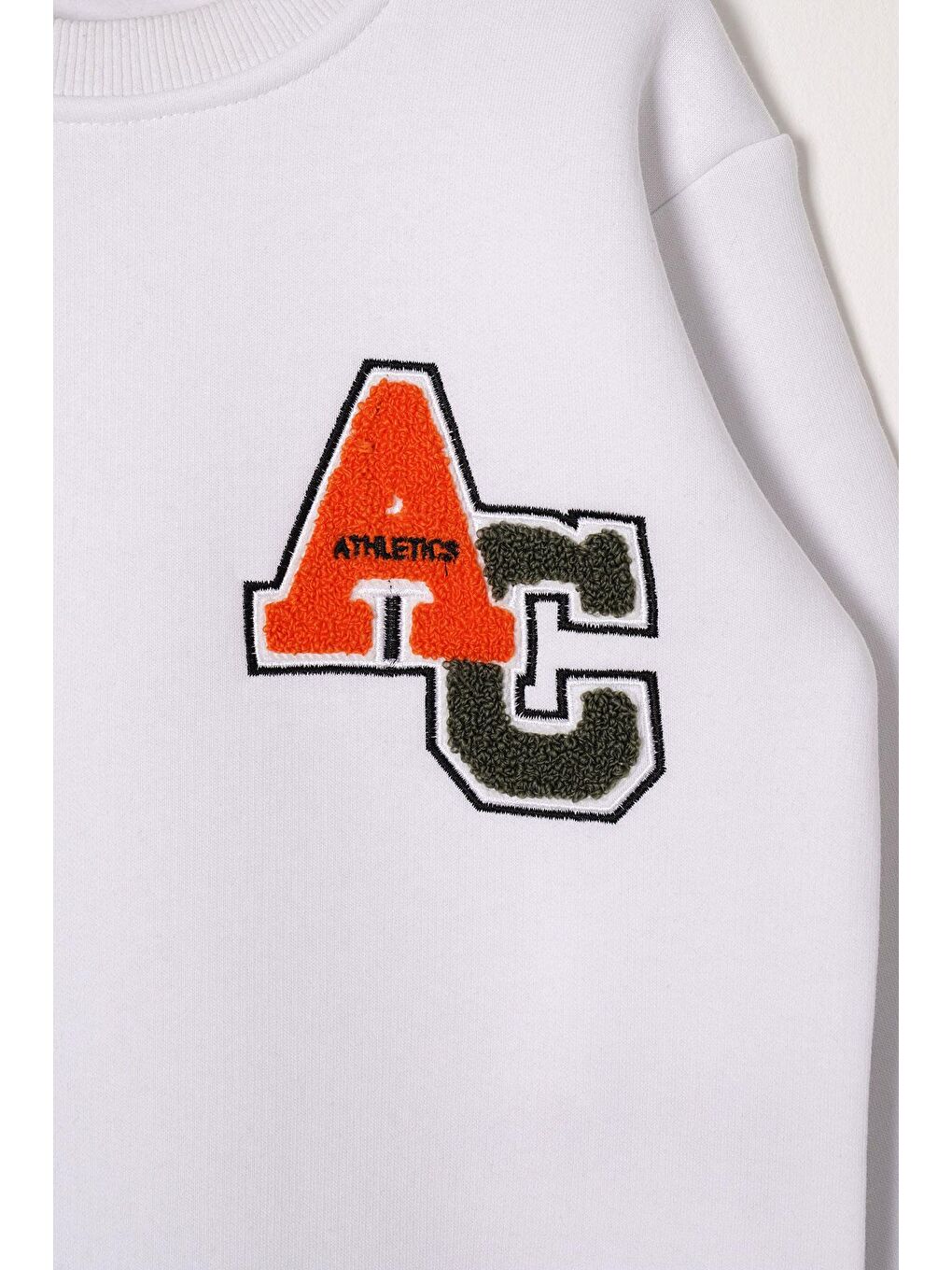 Ac Nakışlı Şardonlu Beyaz Renk Erkek Çocuk Sweat-1