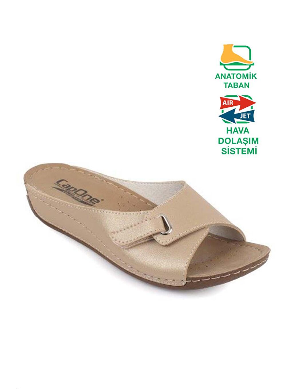 Sarı Z0397 Kadın Konfor Anatomic Terlik-4