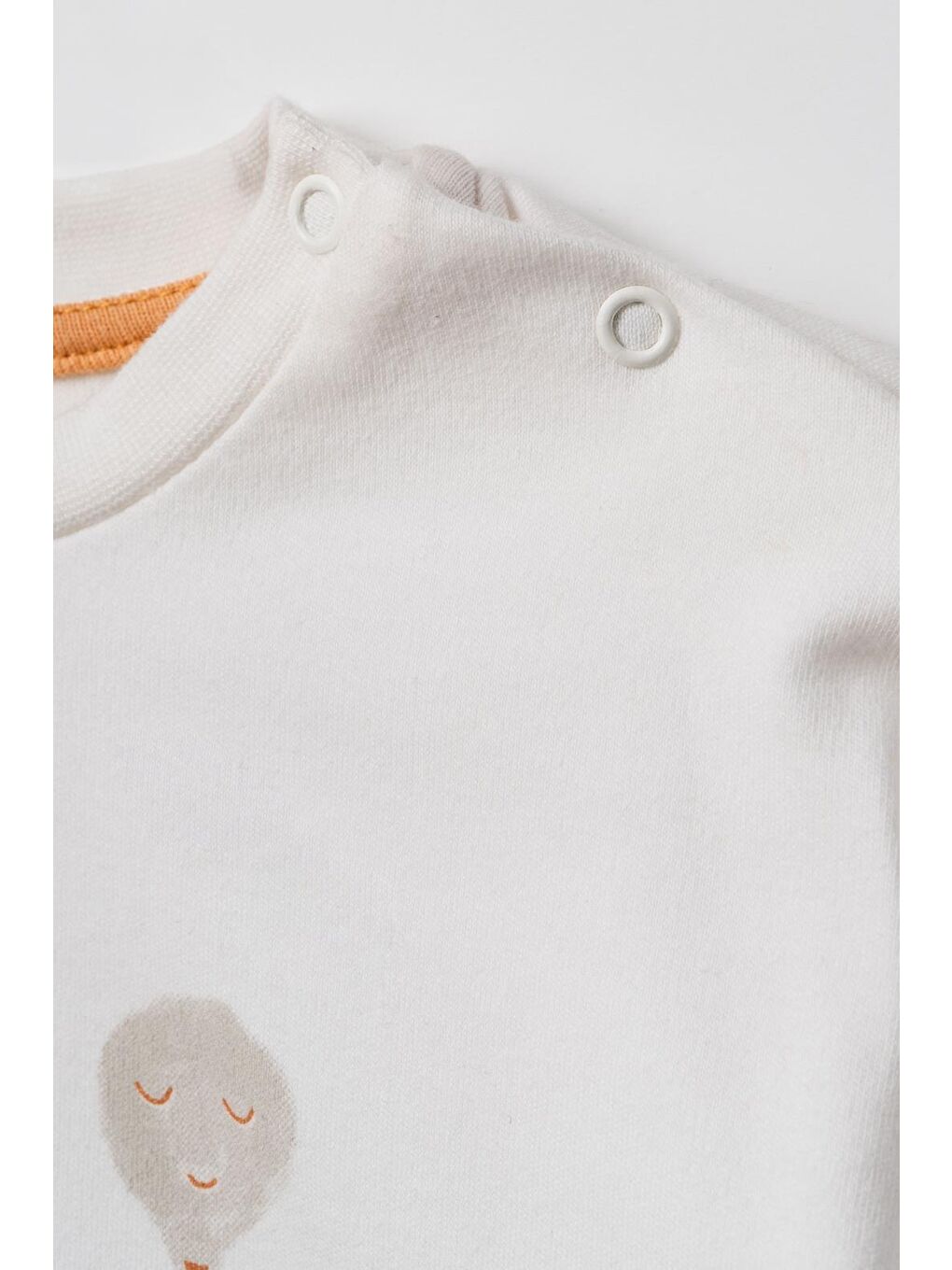 Ekru Bebek Alt Üst Takım %100 Organik Pamuk , Bebek - Yenidoğan- csy3059-1