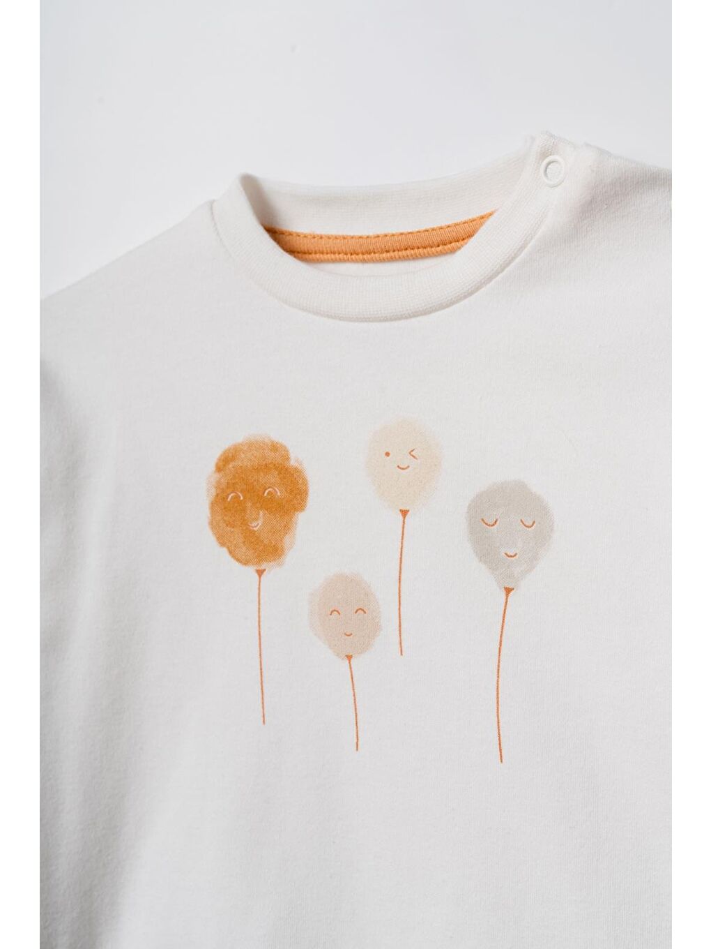 Ekru Bebek Alt Üst Takım %100 Organik Pamuk , Bebek - Yenidoğan- csy3059-2