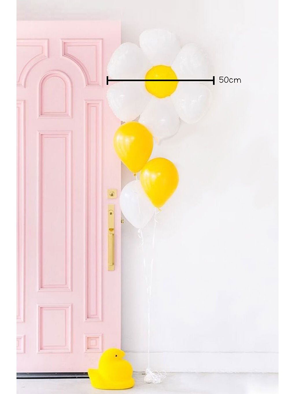 Beyaz Papatya Balon Set-1