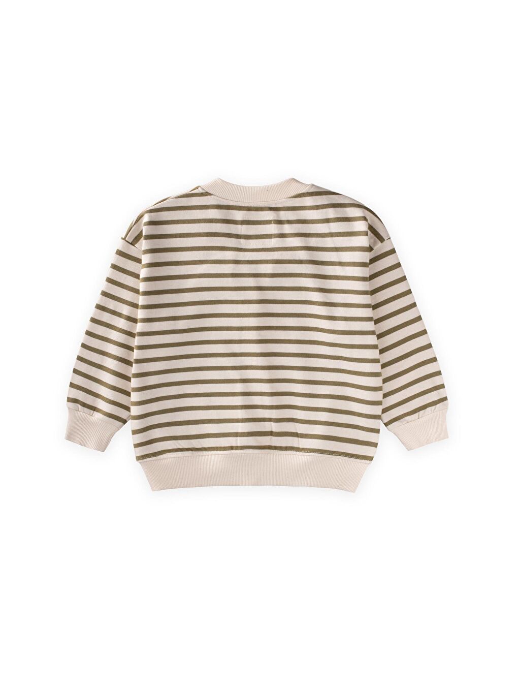 Yeşil Çizgili Hırka 2-10 Yaş Olive-2