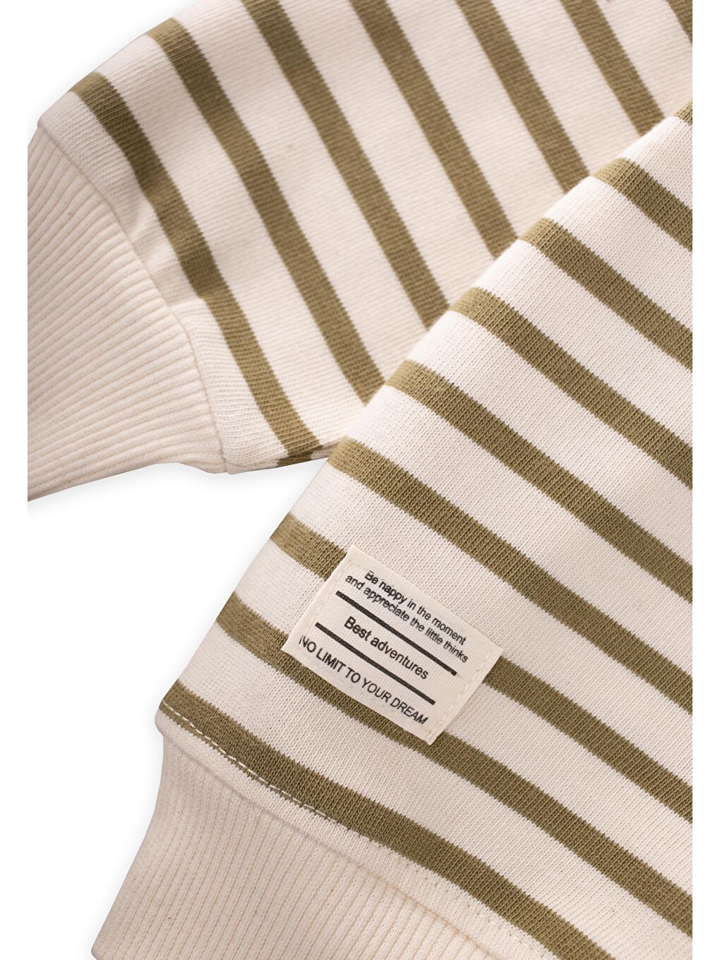 Yeşil Çizgili Hırka 2-10 Yaş Olive-3