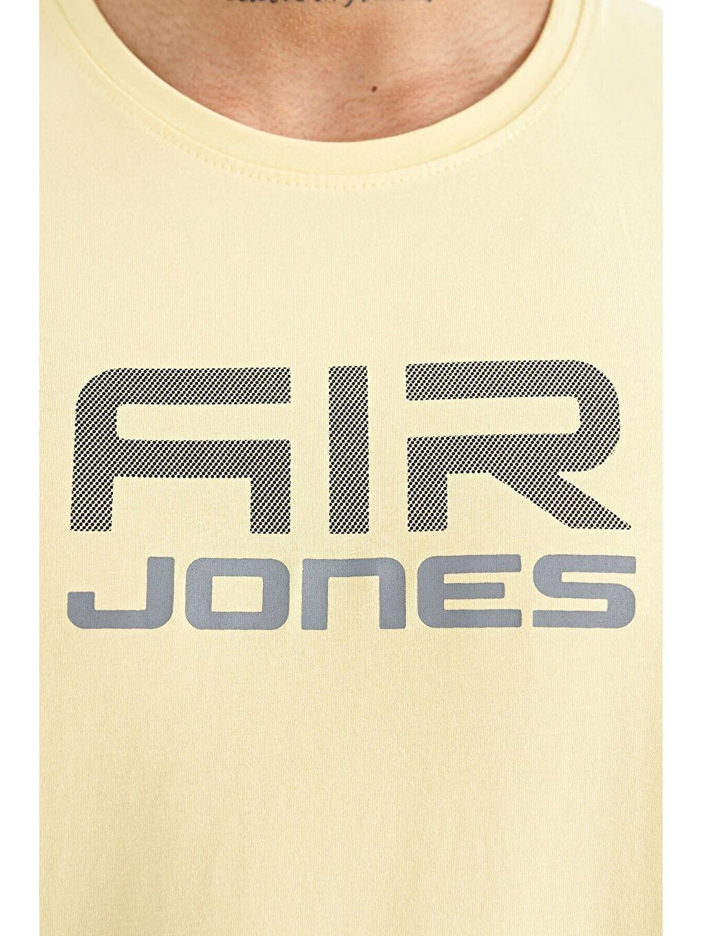 AIR JONES Liam Sarı Standart Kalıp Erkek T-Shirt - 88207 - 2