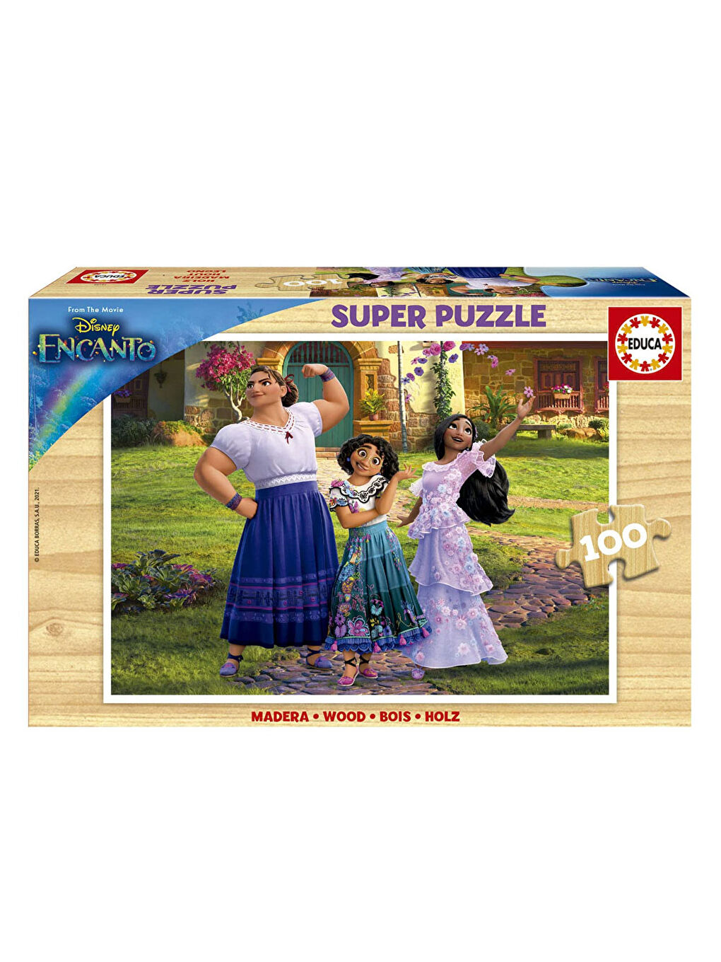 Çocuk Puzzle 100 Parça Encanto Madera 19199