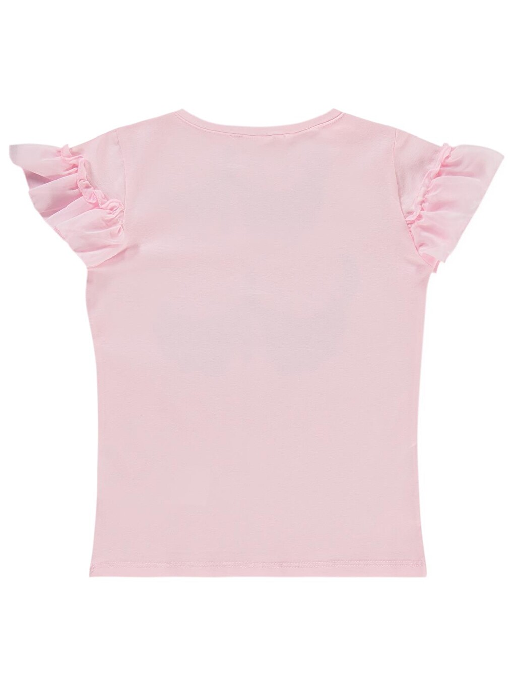 Girls Hello Baskılı 2-5 Yaş Tişört - Pembe-1