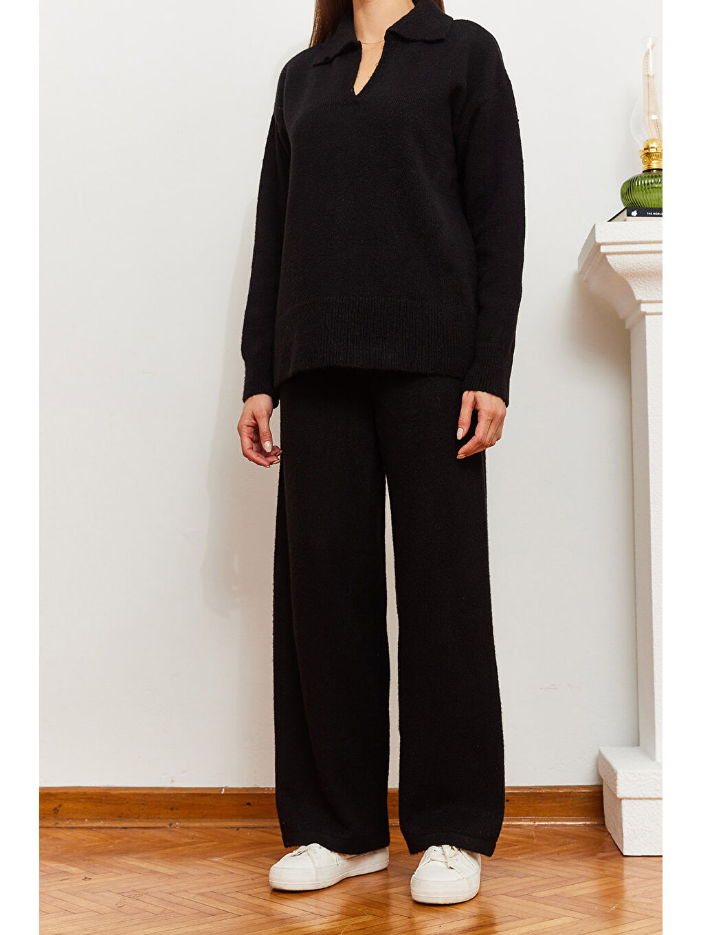 Siyah Kadın Alt-Üst Takım-4