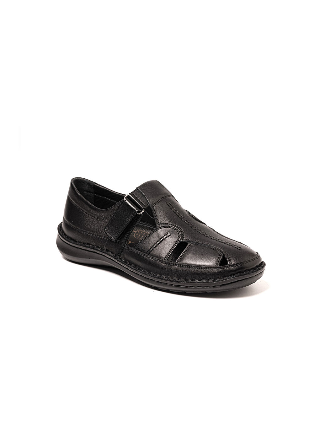 Erkek Sneaker OG-146 101 Siyah Dolaplı Deri-1