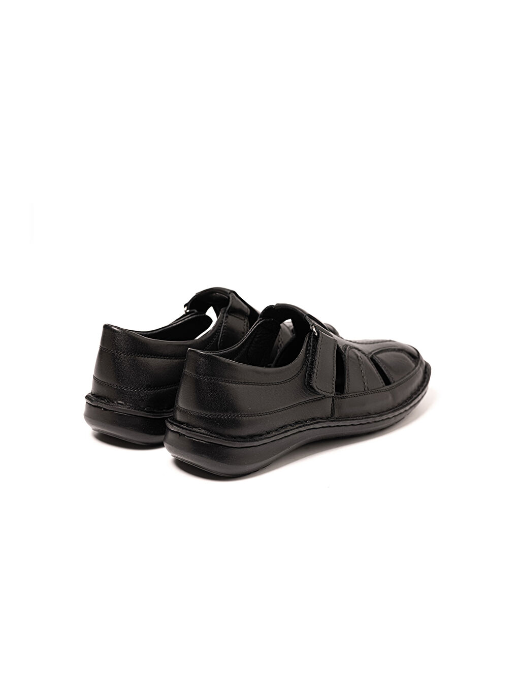 Erkek Sneaker OG-146 101 Siyah Dolaplı Deri-3