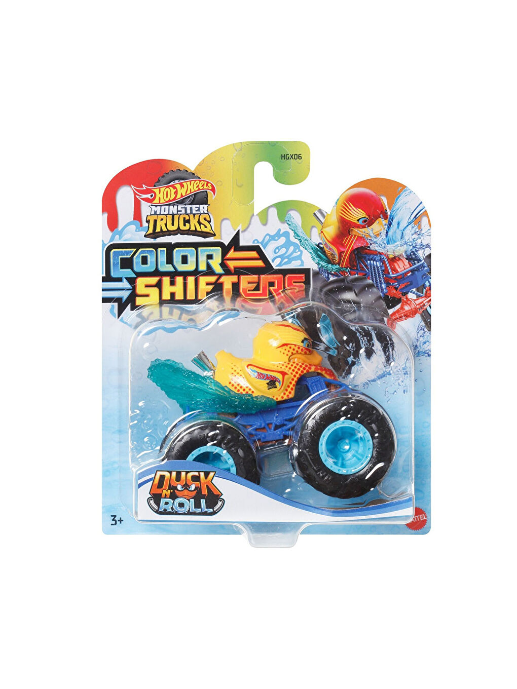 Hot Wheels Karışık Monster Trucks Color Shifters Renk Değiştiren Araçlar Duck N Roll HVH84