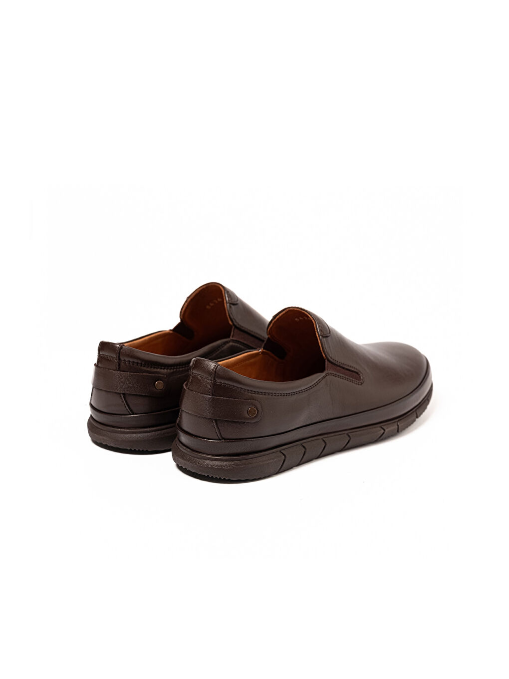 Kahverengi Erkek Sneaker OG-5424 104 Kahve Dolaplı Deri-3