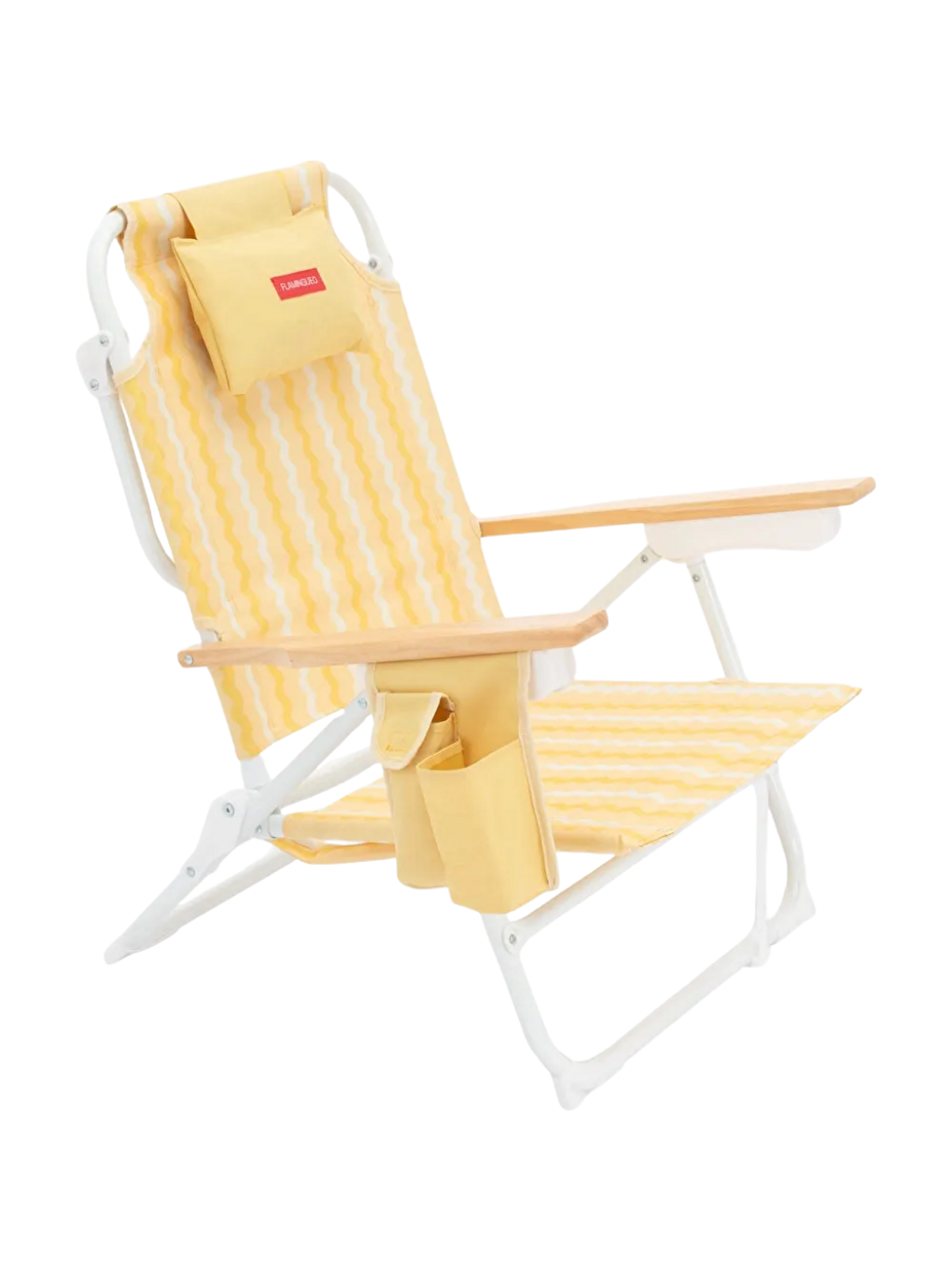 Sarı Soğutucu Cepli Plaj Sandalyesi Echo Yellow-1